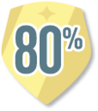 80% feedback achievement