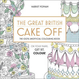 great british cake off colouring book