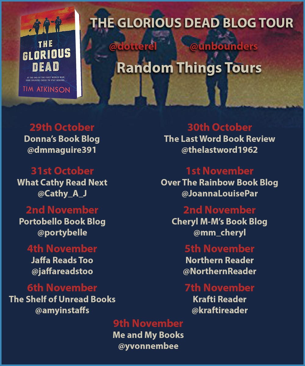 The Glorious Dead Blog Tour Poster