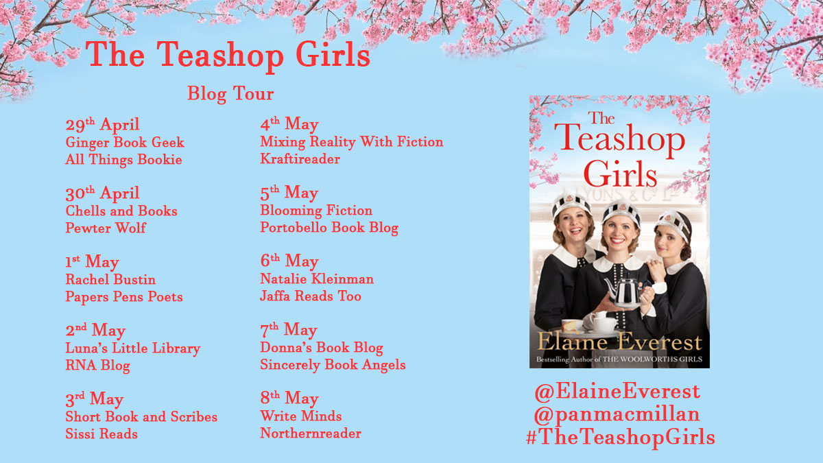 The Teashop Girls blog tour banner NEW